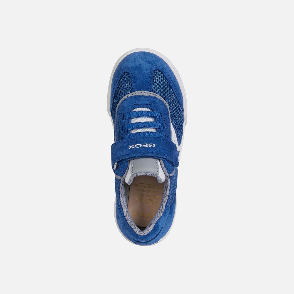 Basket Geox Poseido - Bleu - Garcon 582439-RTH